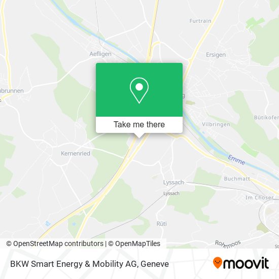 BKW Smart Energy & Mobility AG map