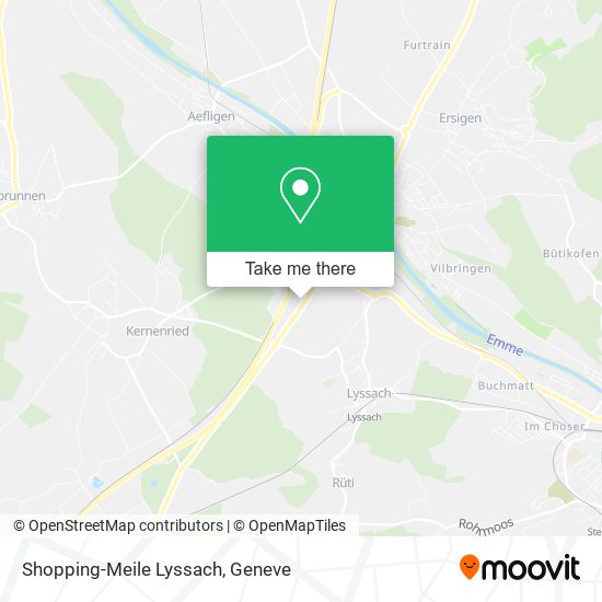 Shopping-Meile Lyssach map