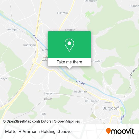 Matter + Ammann Holding map