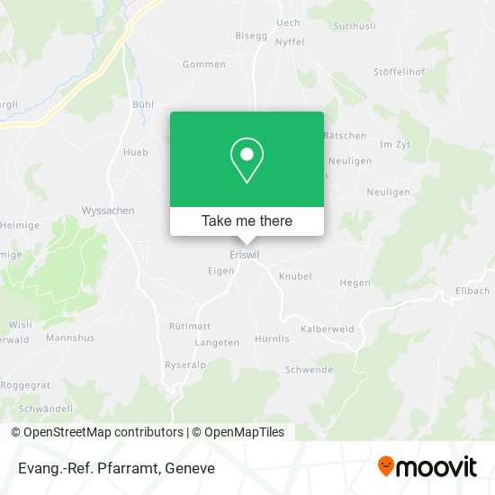 Evang.-Ref. Pfarramt map