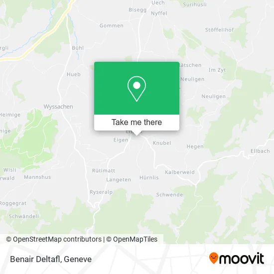 Benair Deltafl map