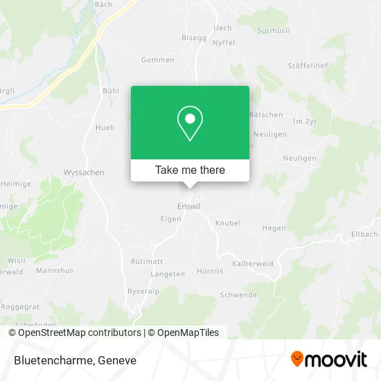 Bluetencharme map