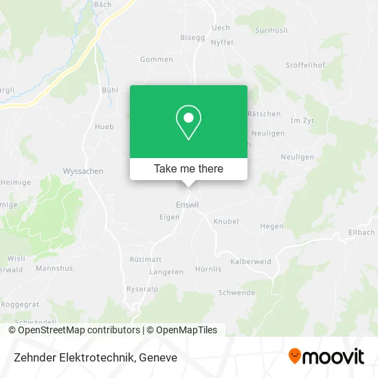 Zehnder Elektrotechnik map