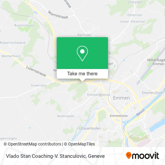 Vlado Stan Coaching-V. Stanculovic map