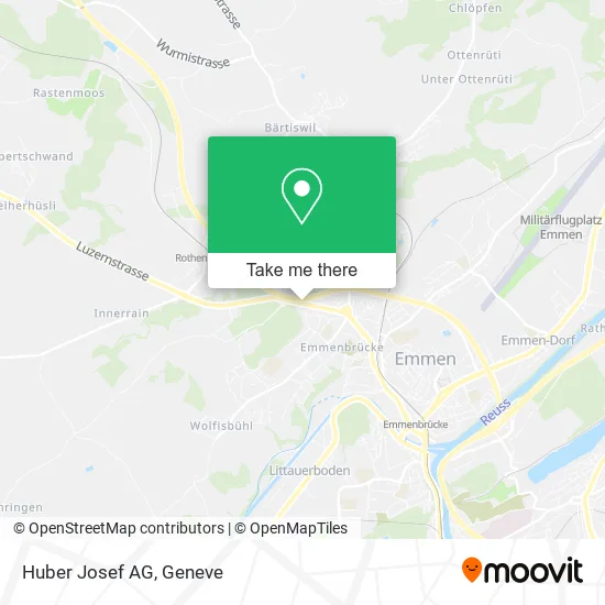 Huber Josef AG map