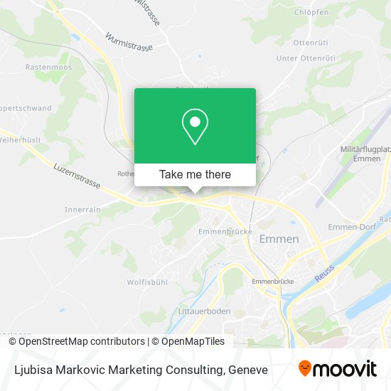 Ljubisa Markovic Marketing Consulting map