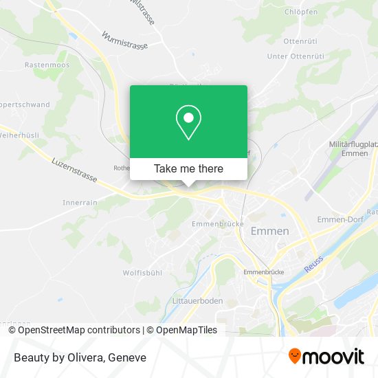 Beauty by Olivera map