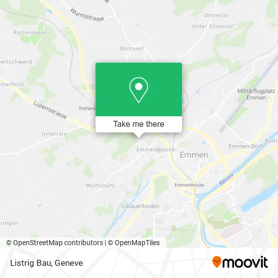 Listrig Bau map
