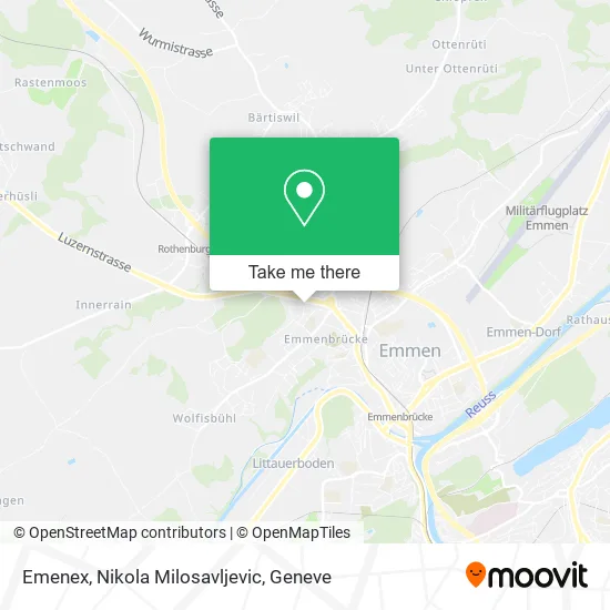 Emenex, Nikola Milosavljevic map