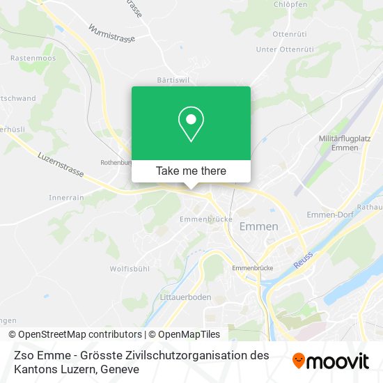 Zso Emme - Grösste Zivilschutzorganisation des Kantons Luzern plan