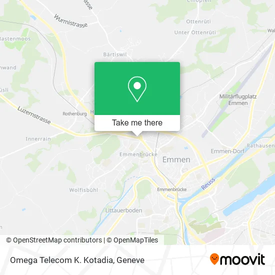 Omega Telecom K. Kotadia map