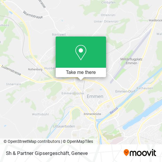 Sh & Partner Gipsergeschäft map