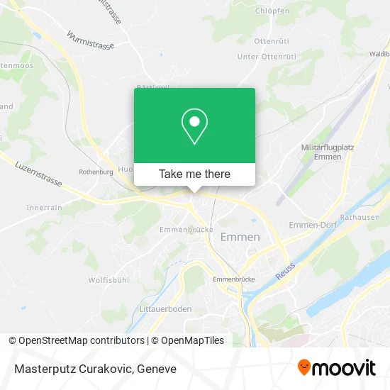 Masterputz Curakovic map