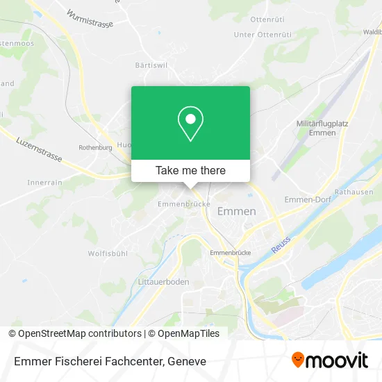 Emmer Fischerei Fachcenter map