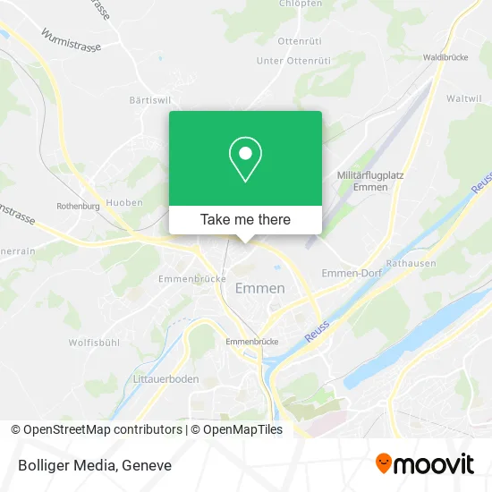 Bolliger Media map