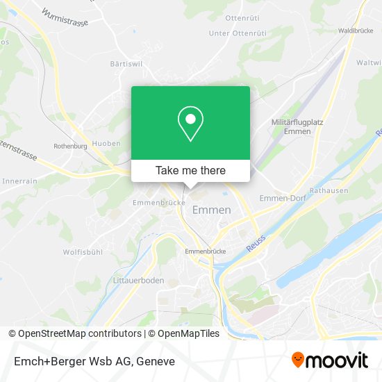Emch+Berger Wsb AG map