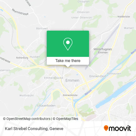 Karl Strebel Consulting map