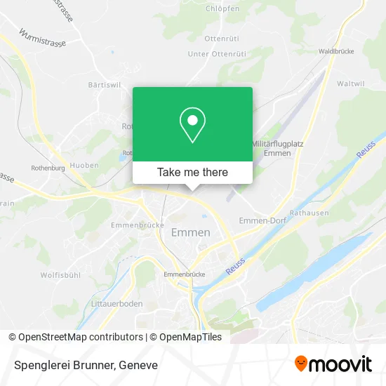 Spenglerei Brunner map