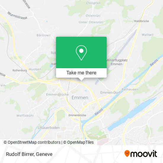 Rudolf Birrer map