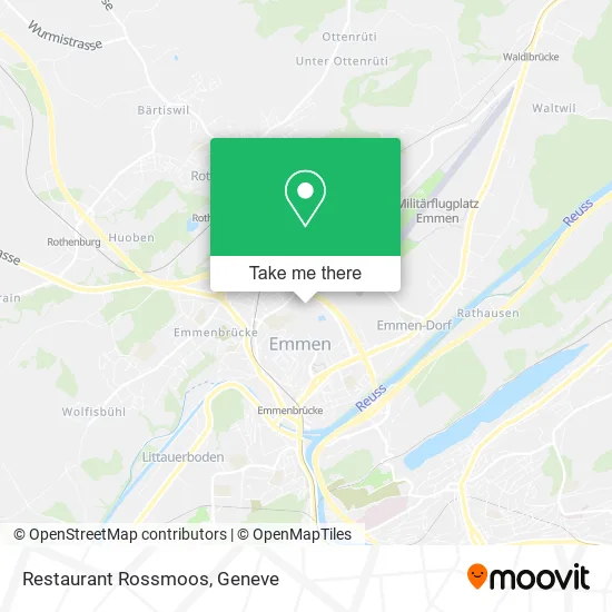 Restaurant Rossmoos map