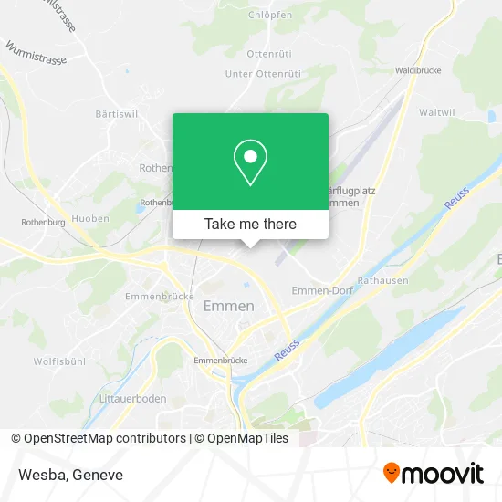 Wesba map
