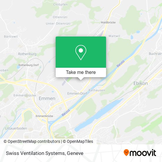 Swiss Ventilation Systems map