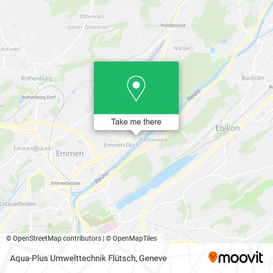 Aqua-Plus Umwelttechnik Flütsch map