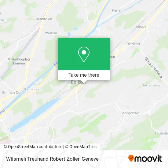 Wäsmeli Treuhand Robert Zoller map