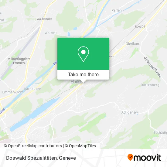 Doswald Spezialitäten plan