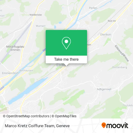 Marco Kretz Coiffure-Team map