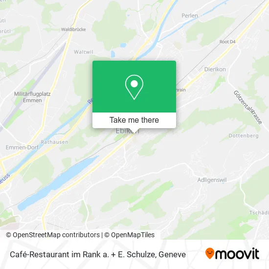 Café-Restaurant im Rank a. + E. Schulze map