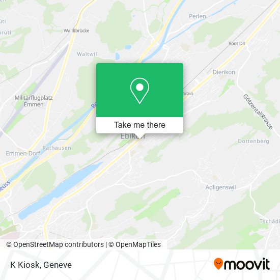 K Kiosk map