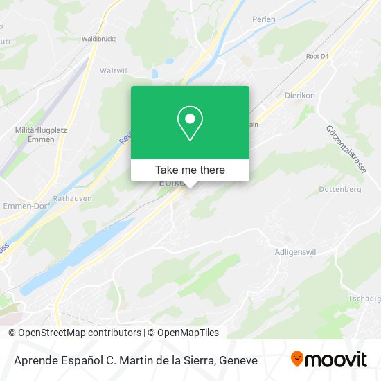 Aprende Español C. Martin de la Sierra map