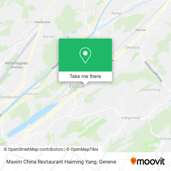 Maxim China Restaurant Haiming Yang map