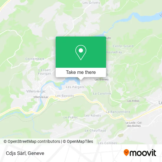 Cdjs Sàrl map