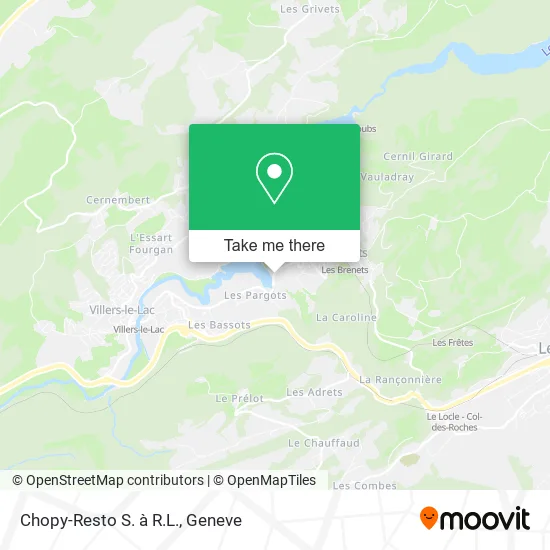 Chopy-Resto S. à R.L. map