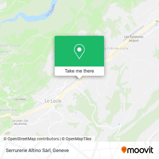 Serrurerie Altino Sàrl map