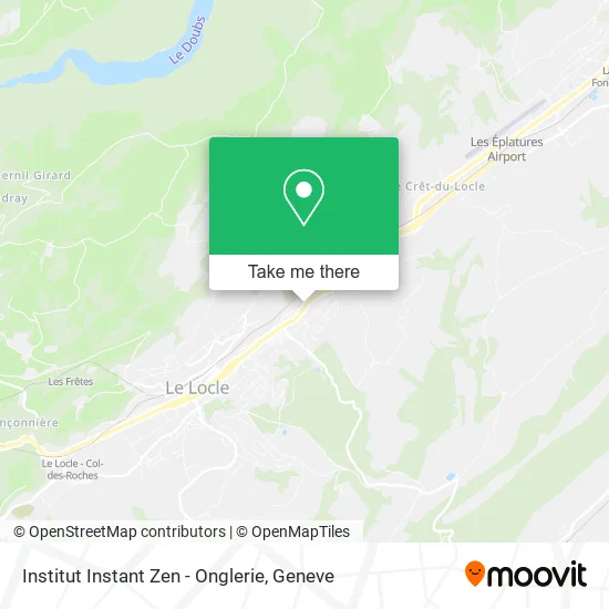 Institut Instant Zen - Onglerie map