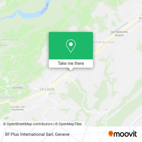 Bf Plus International Sarl map
