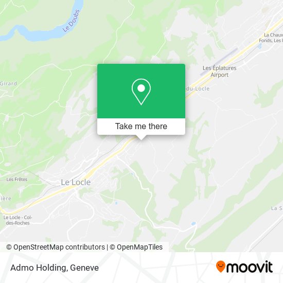 Admo Holding map