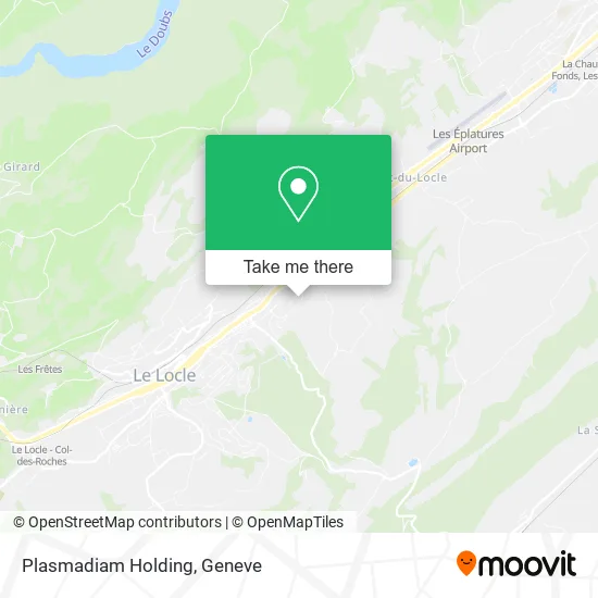 Plasmadiam Holding map