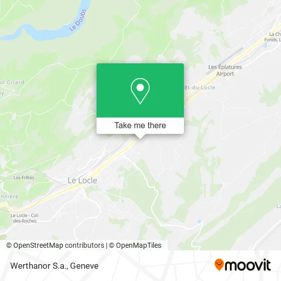 Werthanor S.a. map
