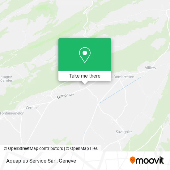 Aquaplus Service Sàrl map