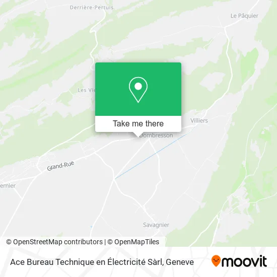 Ace Bureau Technique en Électricité Sàrl map