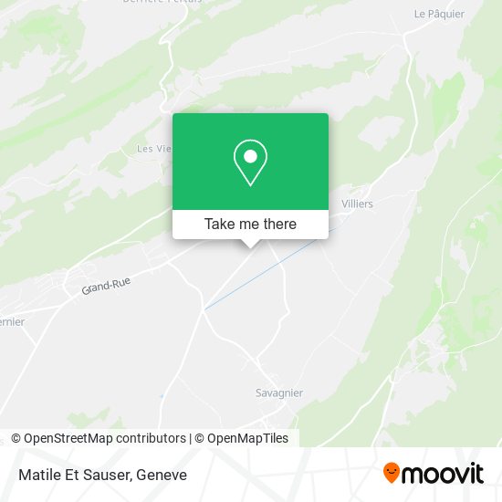 Matile Et Sauser map