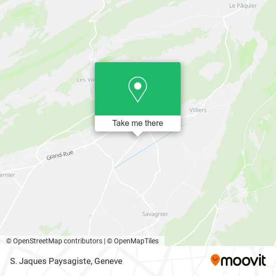S. Jaques Paysagiste map