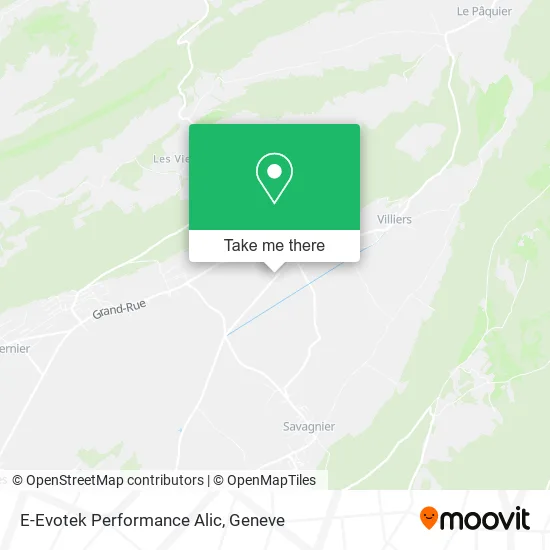 E-Evotek Performance Alic map