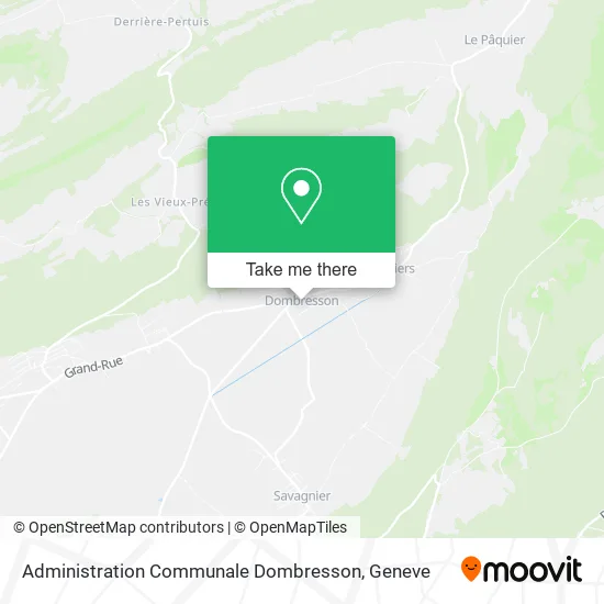 Administration Communale Dombresson plan