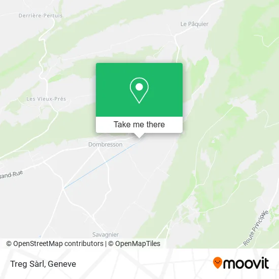 Treg Sàrl map