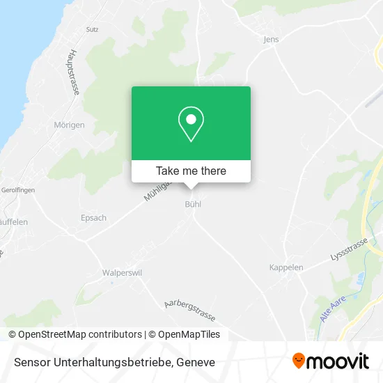Sensor Unterhaltungsbetriebe map